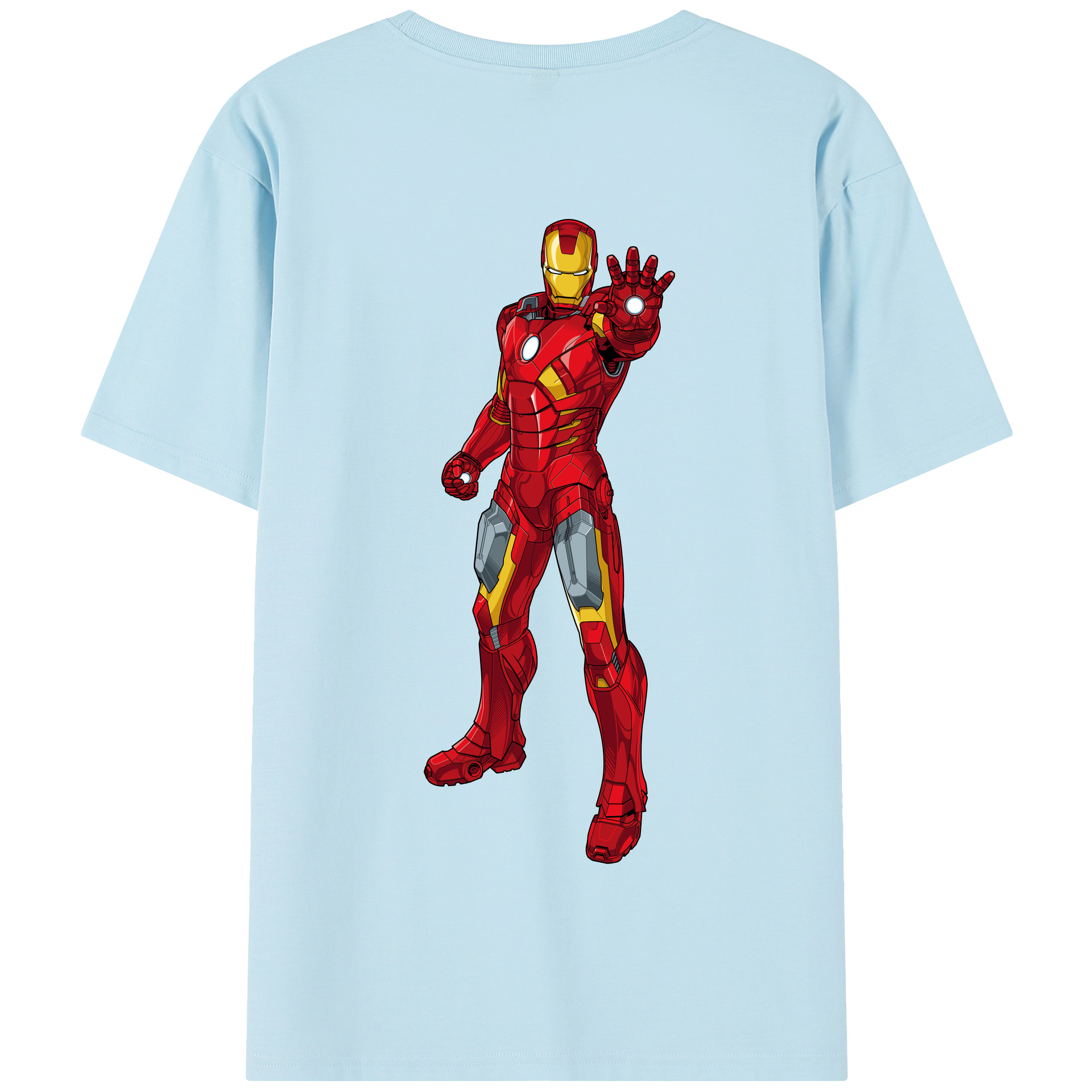 （画像用） アベンジャーズ The Avengers 綿100％半袖Tシャツ（背面プリント）